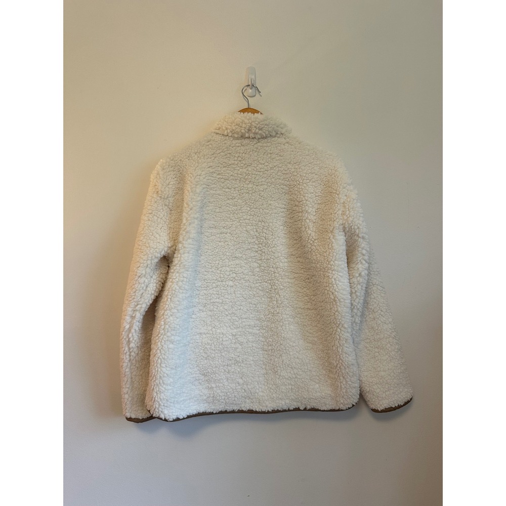 J. Crew Sherpa Lady Fleece Jacket in Ivory | Size Small - Picture 4 of 6